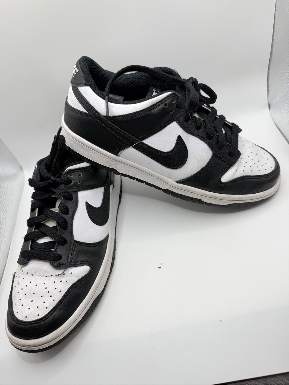 Nike low panda Black and White Low-Top Swoosh Sneakers